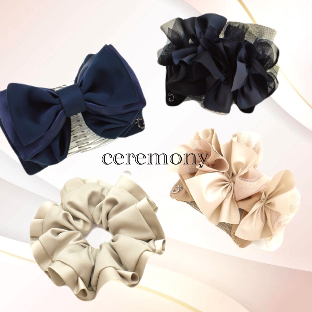 品格をまとう ハレの日ヘアアクセ💐