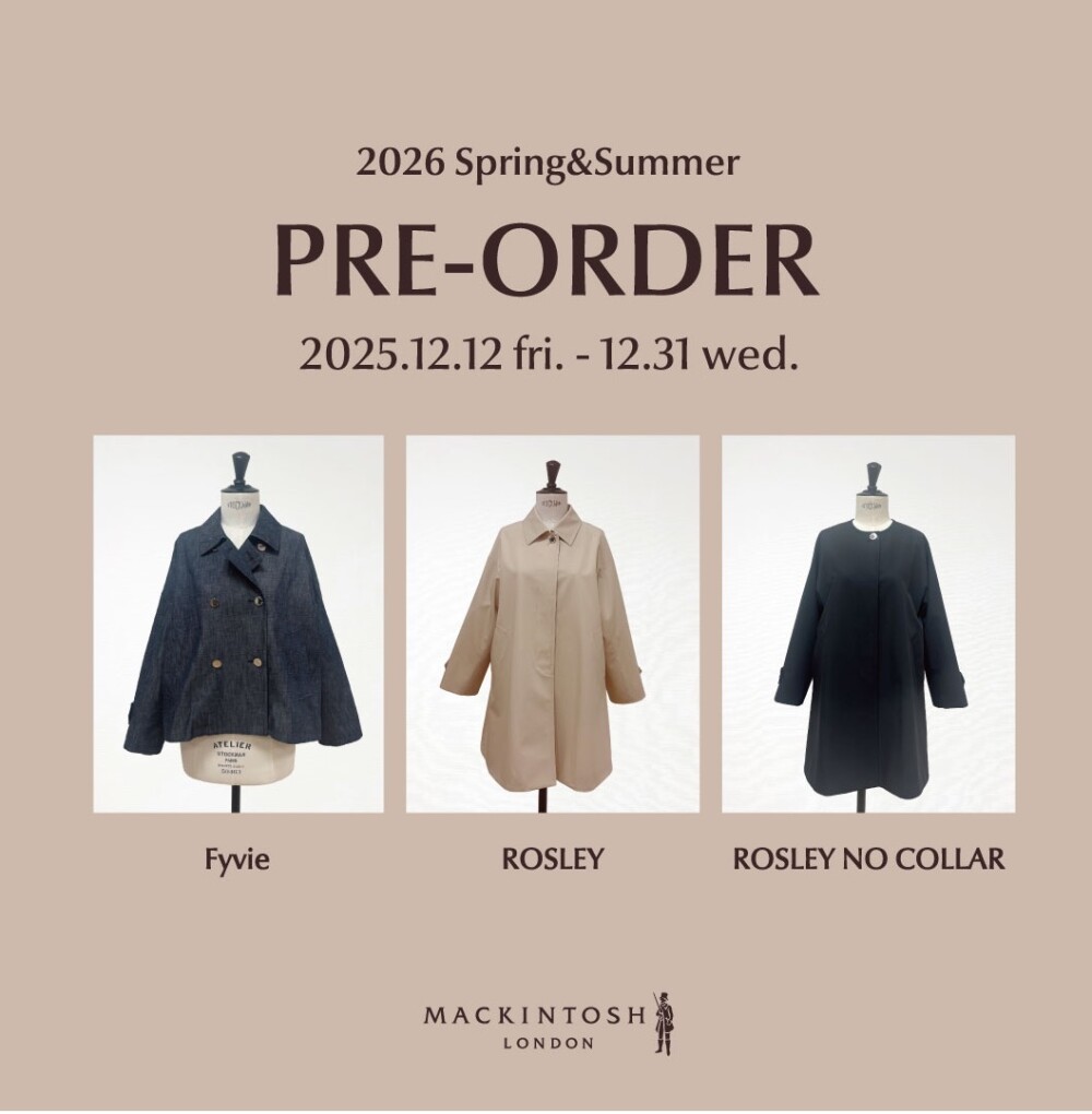 2026 SPRING&SUMMER ご予約会♪