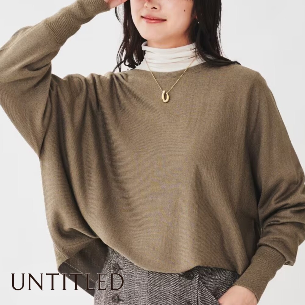 UNTITLED人気の【魅惑のヘムニット】新色入荷✨大きなサイズINDIVIラージ