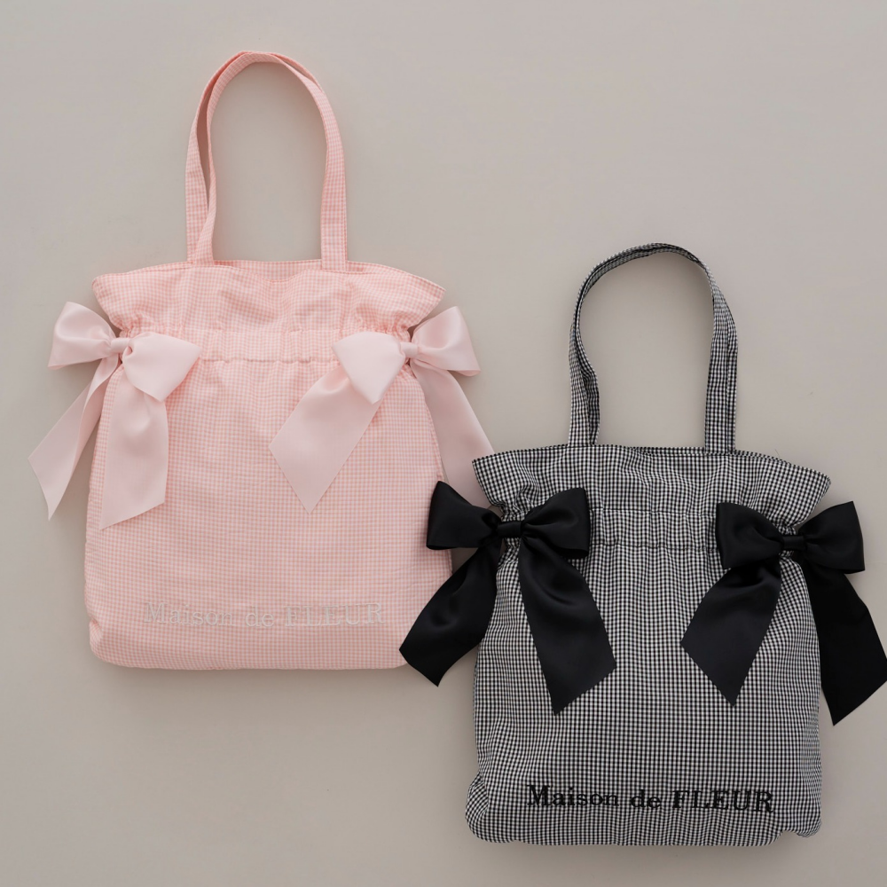 大人気のダブルリボントートバッグから新デザインが登場🎀