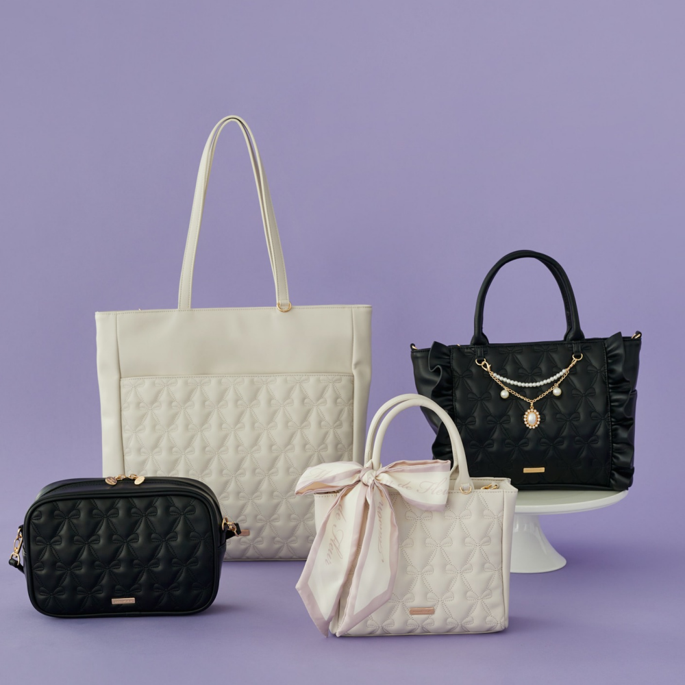 大人気のリボン柄キルティングバッグに新作が登場🎀