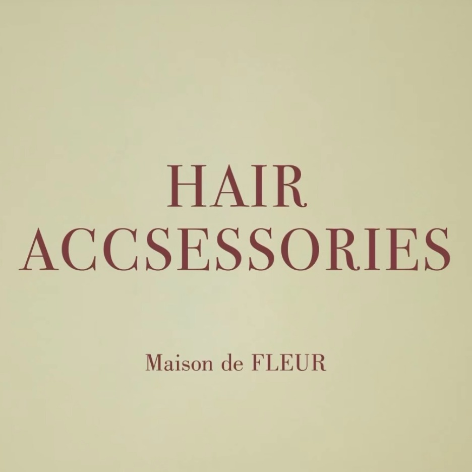 新作のヘアアクセサリーが多数登場🎀