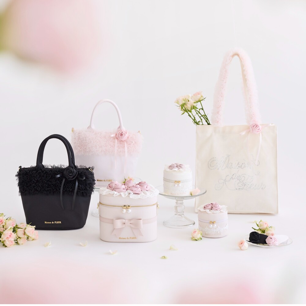 ガーリーなバレエコアテイストのローズシリーズが発売🌹