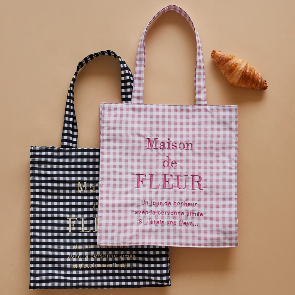 ギンガムチェックが爽やかな新作トートバッグ発売🎀
