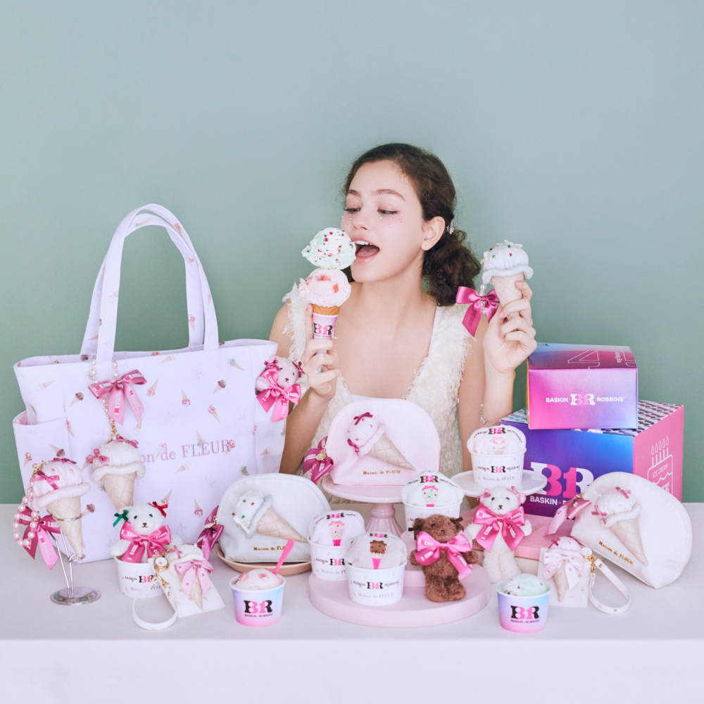 サーティワンアイスクリームと初のコラボレーションアイテムが登場🎀