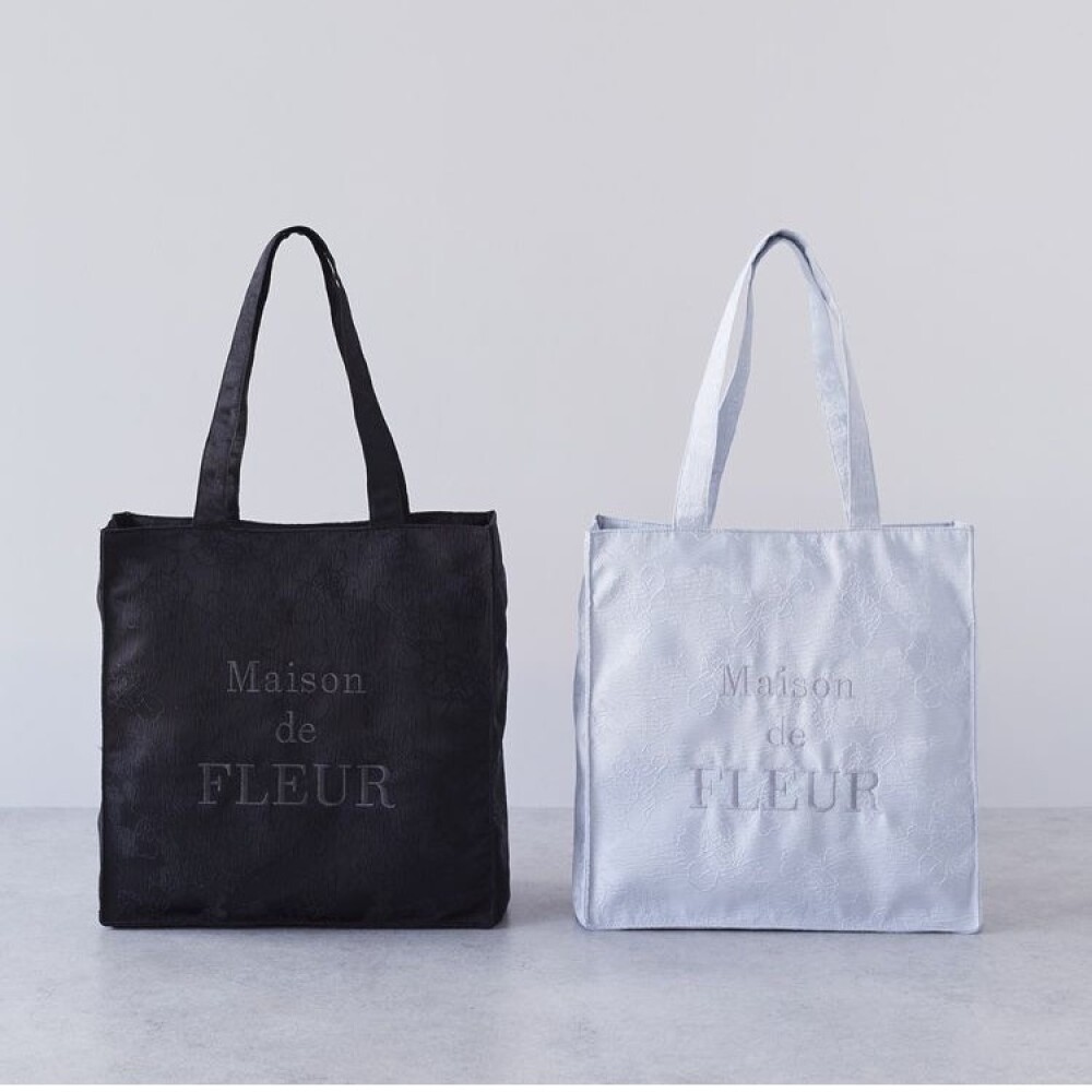 人気のスクエアトートバッグにフラワージャガード生地の新作が登場🎀