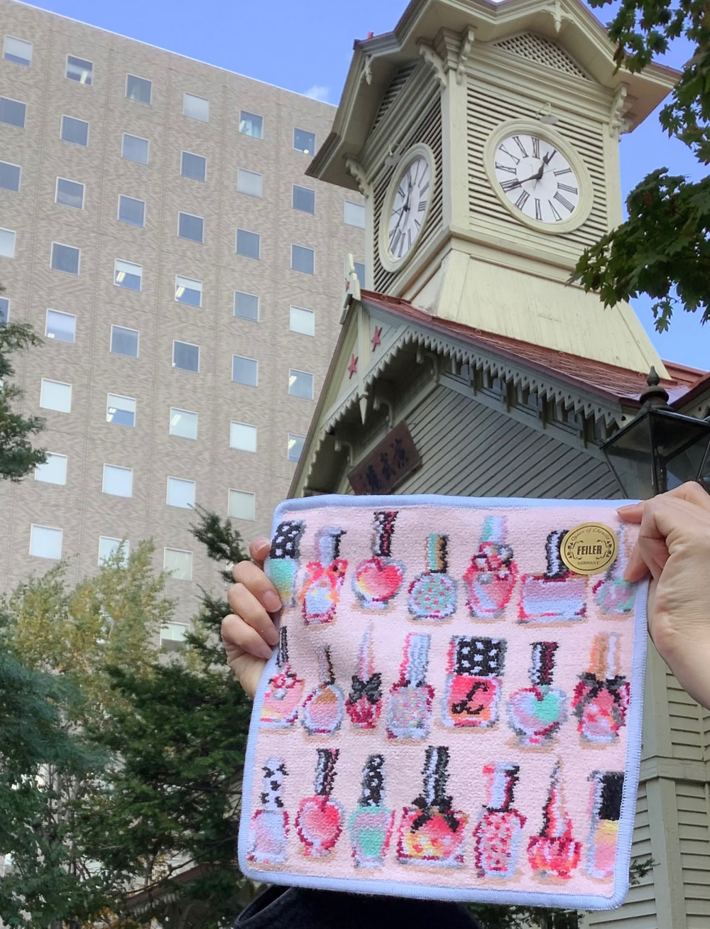 【ラブラリー バイ フェイラー】北海道のお土産に！北海道限定カラーハンカチ『ラブラリーポリッシュ』今回が最終入荷です