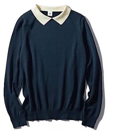 【新色登場🆕綺麗見えする襟付きニット👔】