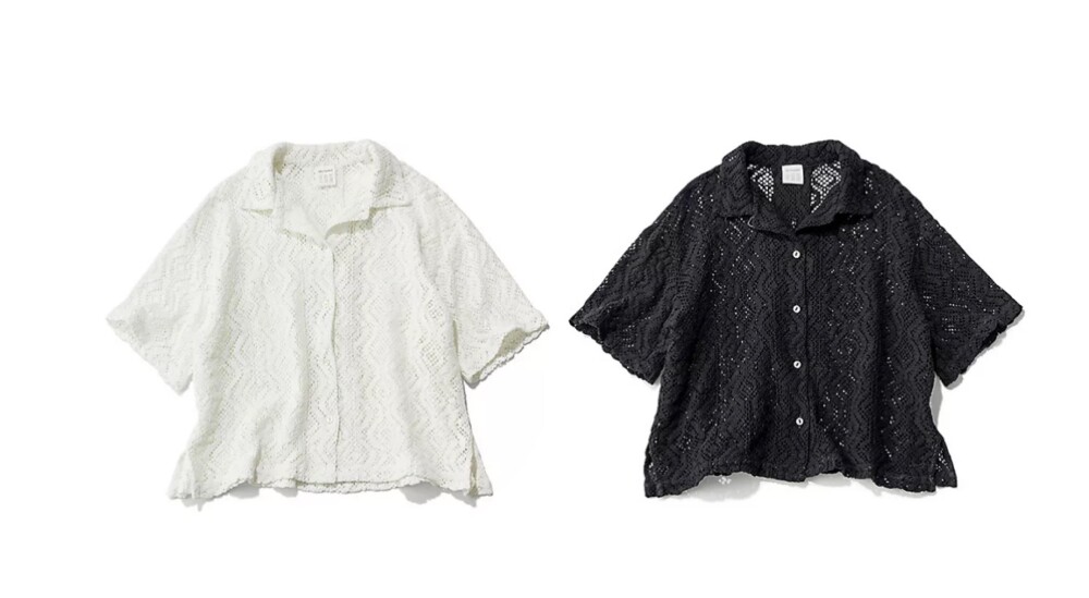 【夏の定番🌟開襟シャツがレースで登場✨】