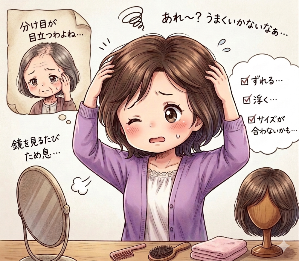 ウィッグでお困りごとはありませんか？