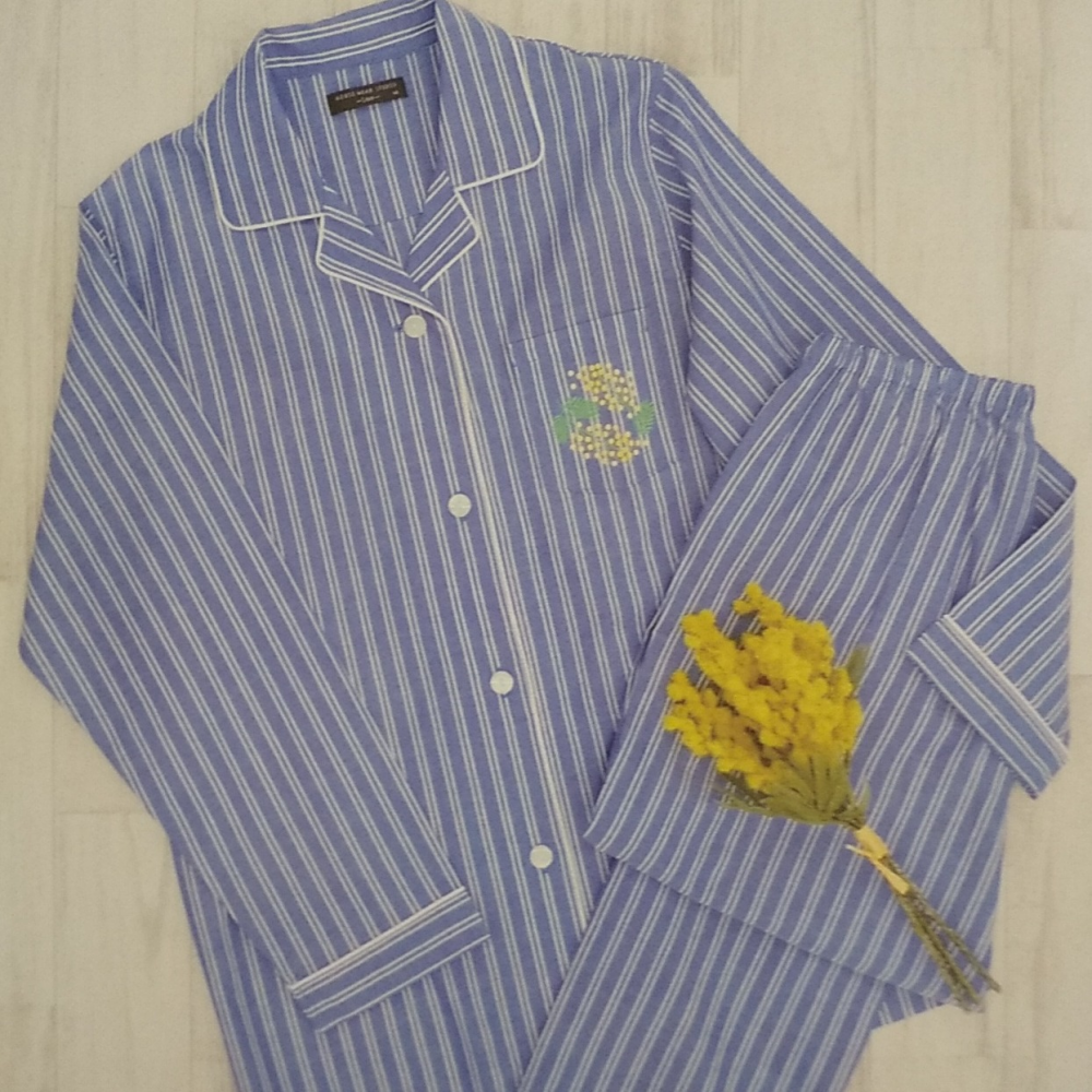１着は持っていたいシンプルパジャマ☘️