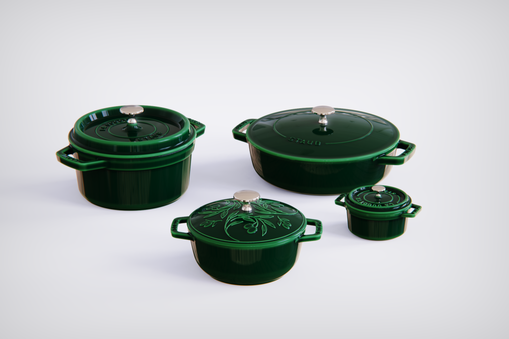 みずみずしく深みある癒しのカラー「ストウブ バジルグリーン」