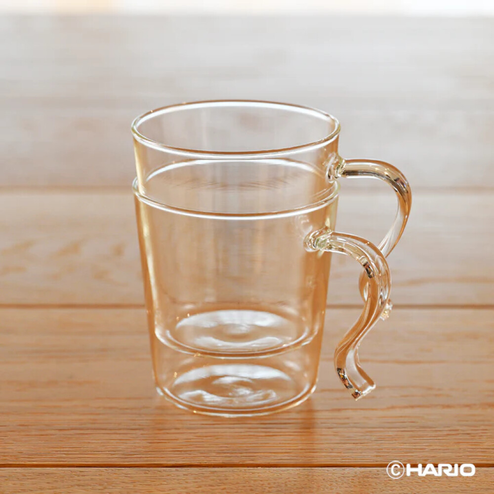 セール品のご紹介⑫「HARIO 耐熱スタッキングマグ2個セット」　