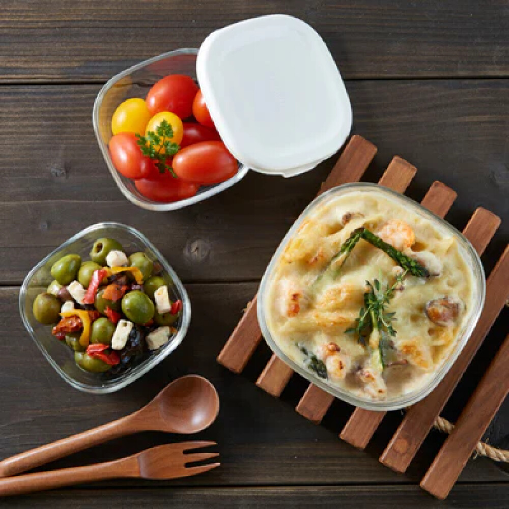 セール品のご紹介⑤「HARIO 耐熱ガラス製保存容器3個セット」　