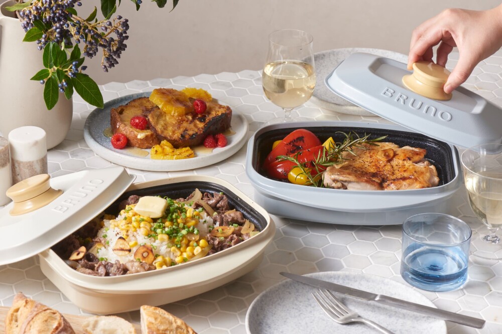 レンジで焼く、をあたりまえに。「レンジメート プロ スクエア バイ ブルーノ」