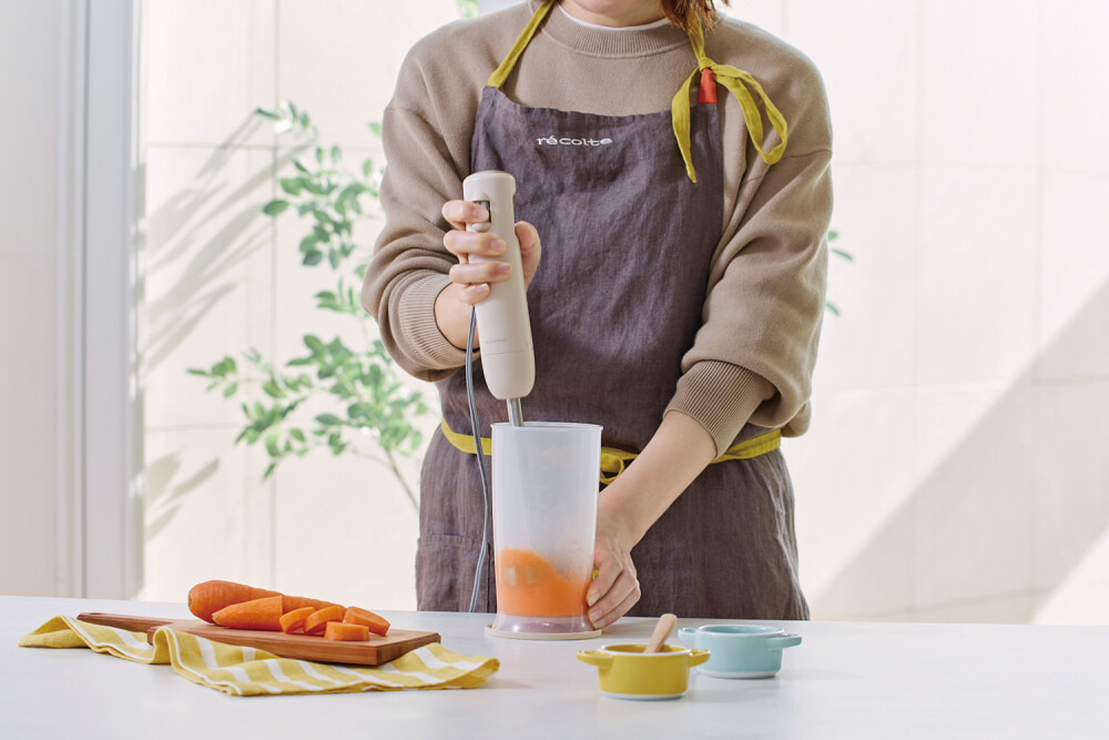 “手作り“をラクに。 離乳食作りにも頼れるブレンダー「レコルト ハンディブレンダー フルセット」