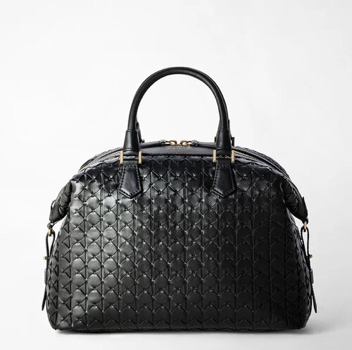 シルエットを変えられるボストンバッグ：MOSAICO ANI BAG/BLACK