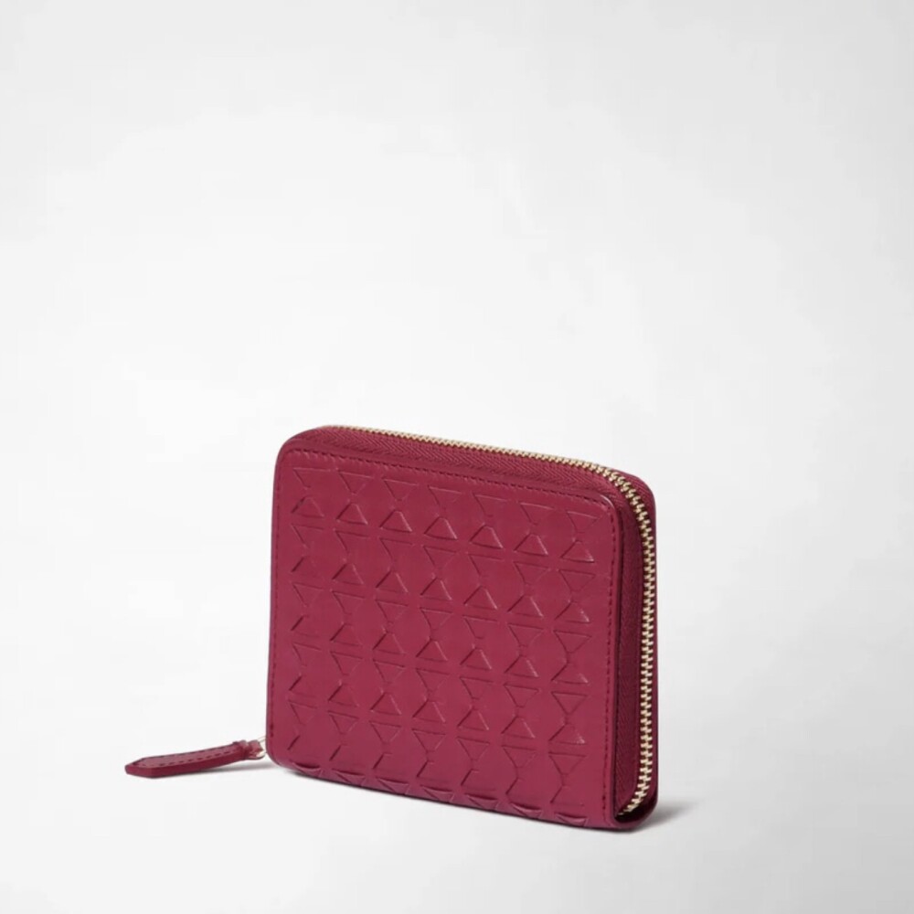 【25SS新色】MOSAICO MINI ZIP WALLET〜LIP STICK〜
