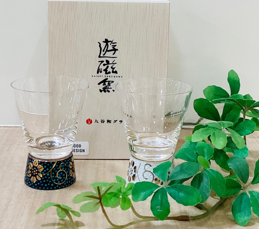 伝統美✨九谷和グラス✨