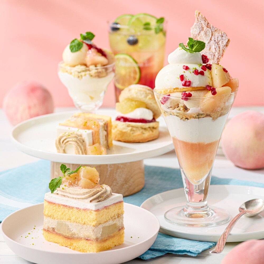 桃を楽しむメニュー＆夏限定パスタ