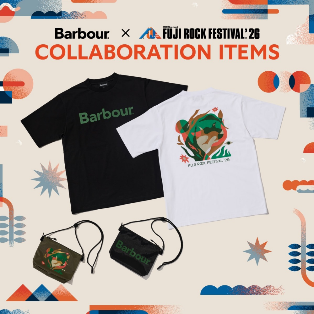 Barbour＜バブアー＞が、FUJI ROCK FESTIVAL’ 26に初出展！ 