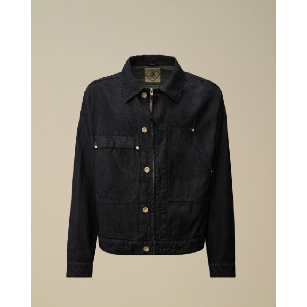【C.P.COMPANY】3/1 Denim Zip Jacket