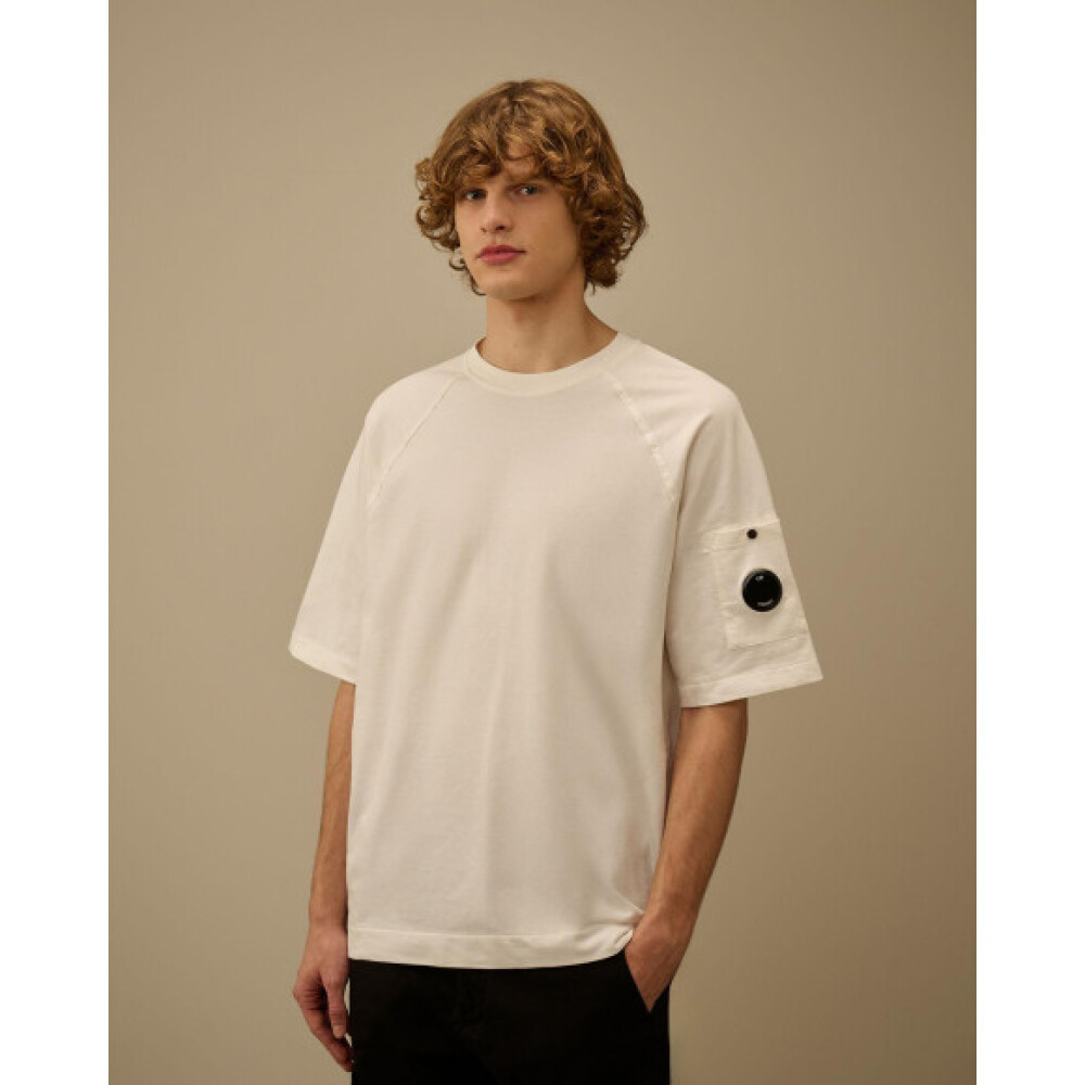 【C.P.COMPANY】SS026 COLLECTION_Light Fleece Short Sleeve Sweatshirt