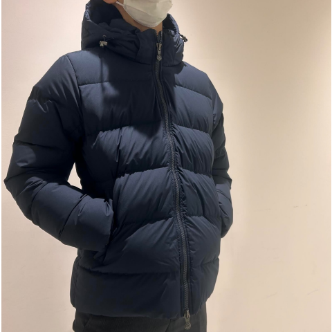 PYRENEX ダウンジャケット ビンテージミシックM 黒 光沢仕上げ