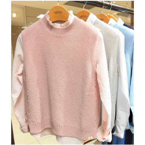 ✨新作✨鹿の子編みニットベスト | マドモアゼルノンノン | 大丸札幌店