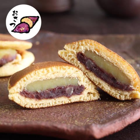 【とらさん専用】厚岸　2本 今年も登場‼️【鳴門金時芋と丹波大納言小豆のどら焼き】 | 足立音衛門