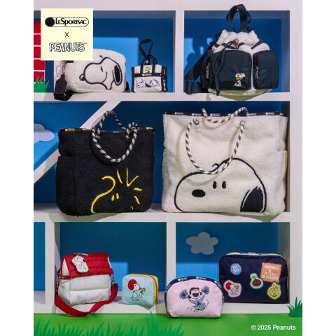 LeSportsac PEANUTS 70周年 ボストンバッグ　約50×30 4052a419.jpg