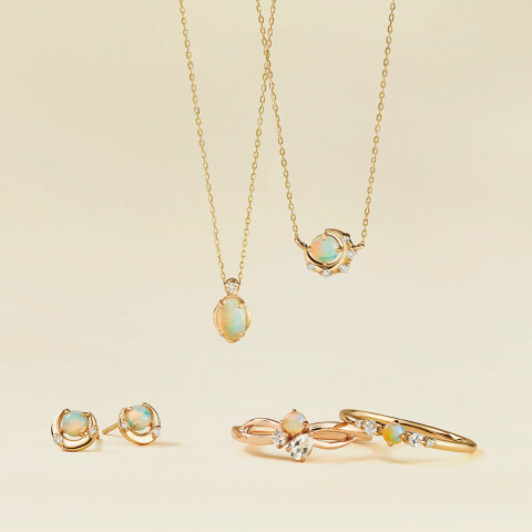 限定ジュエリー》万華鏡のようなオパールコレクション