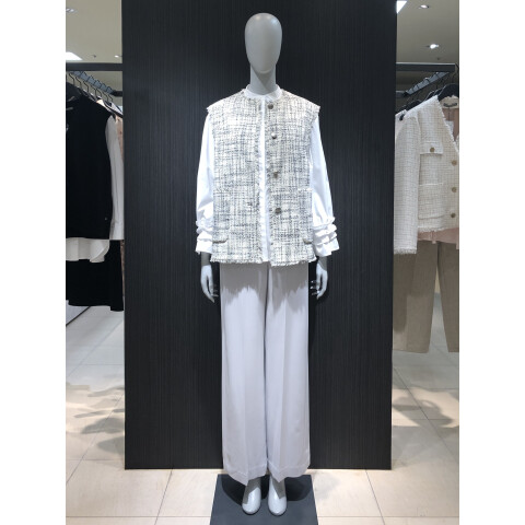 Theory Luxe マルチツイードベスト Mサイズ 23年モデル 新作】ツイードベスト | セオリーリュクス | 大丸札幌店公式 SHOP BLOG