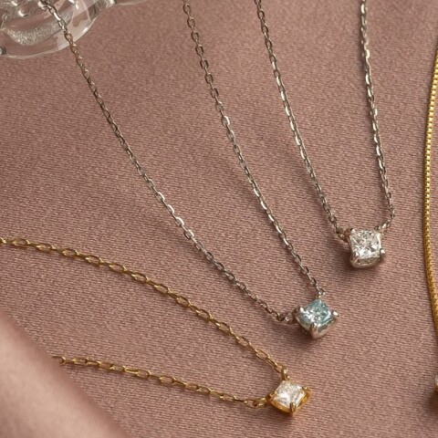 長くご愛用頂けます✨【新作】一粒ダイヤモンドネックレス💎 | テイク