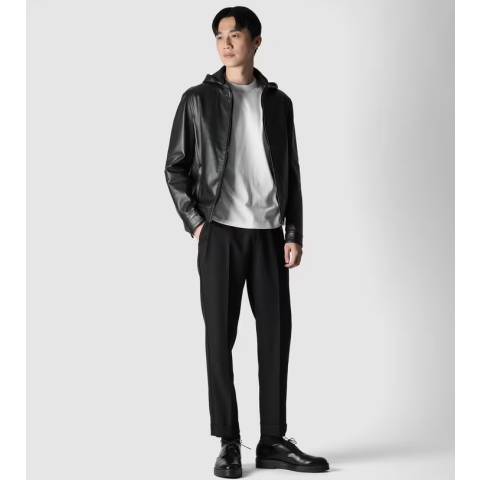 ランバンコレクション】名品！春アウターEMMETIレザー