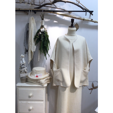 プリスティン　コットンシルクポンチョ シルクコットンポンチョベスト | プリスティン | 大丸札幌店公式 SHOP BLOG