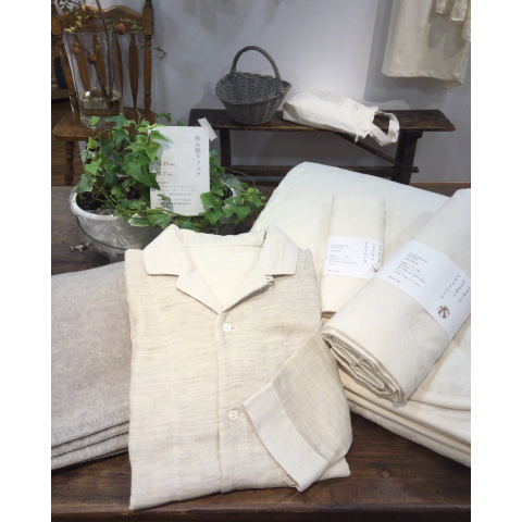 プリスティン オーガニックコットン ブラウンチェック 綿毛布