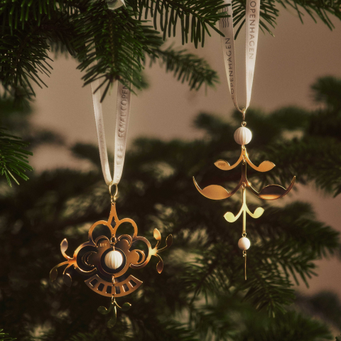 ロイヤル コペンハーゲン】新商品 ゴールド オーナメント | ウェッジ