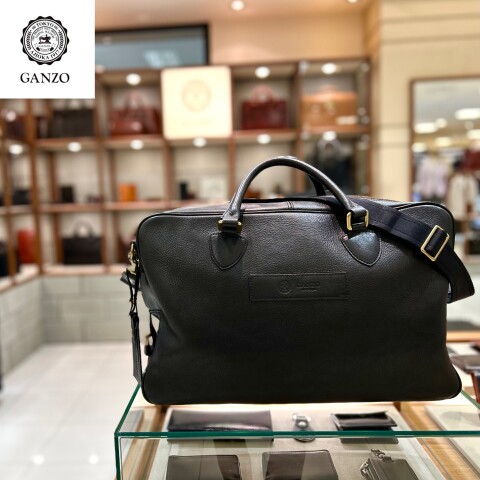 完売 最高級・大容量】GANZO ガンゾ 肩掛け 7QS-Hスクエアボストン バッグ