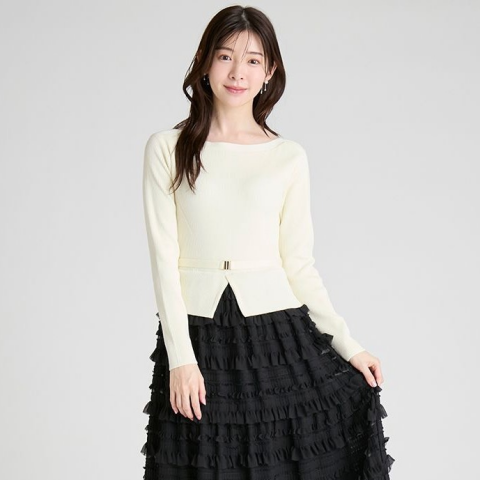 セルフォード】イベントにもピッタリ🎀フリルティアードニット