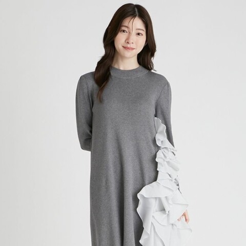 セルフォード】💗再登場💗昨年ご好評だった、ニット×ラッフルフリルの