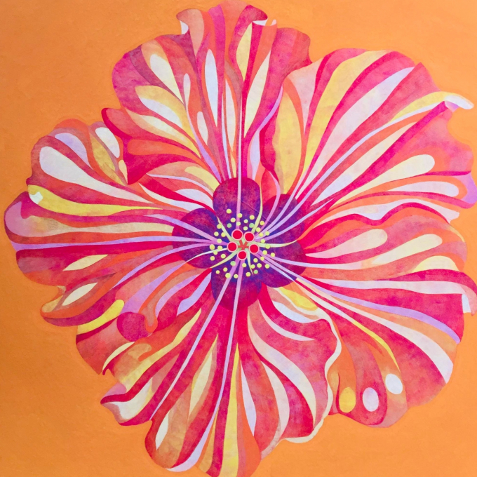香る色・Flower   さとう綾子　日本画展