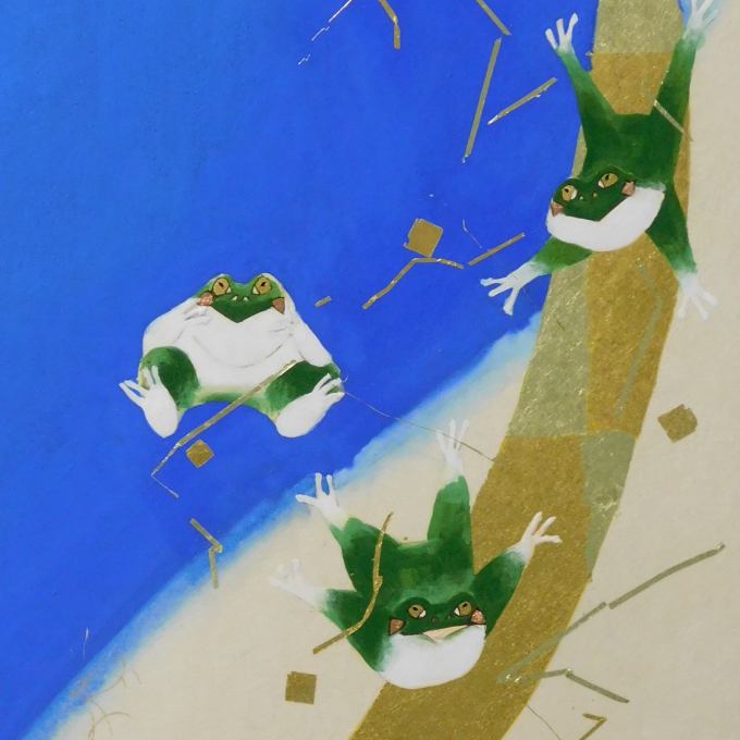 ―月と遊ぶ蛙たち―　Osanai Megumi展