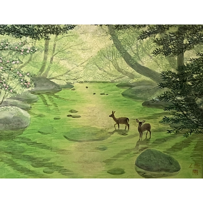 猪熊佳子　日本画展　－森に夢見てー