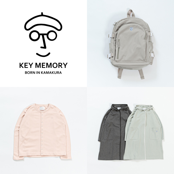 鎌倉生まれのユニセックスブランド〈キーメモリー〉POP-UP SHOP