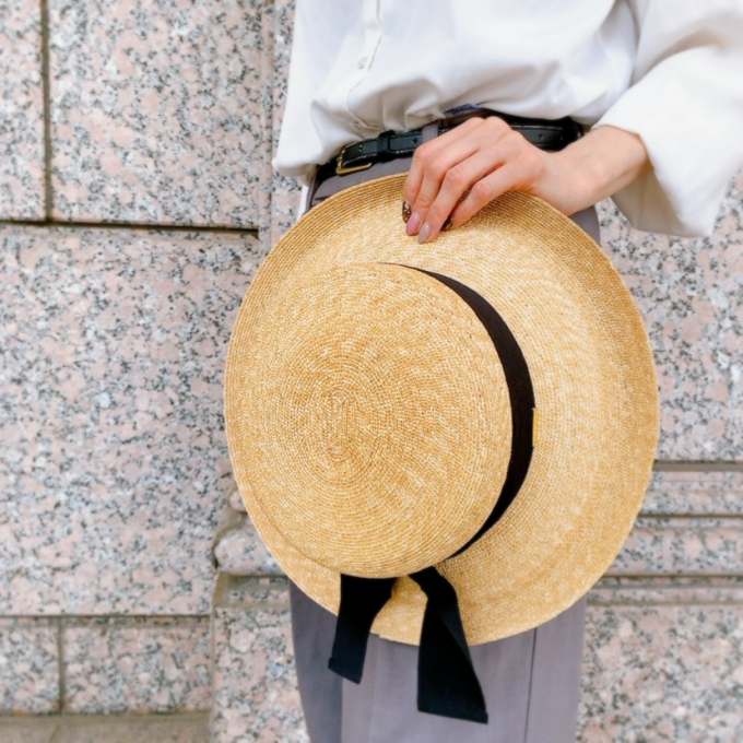 【Love❤︎zakka!】夏のファッションにピッタリ🌻美しいフォルムのストローハット👒