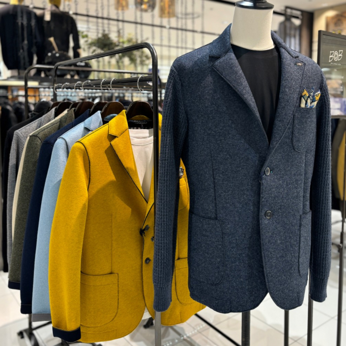 繊細な色彩、手刺繍が生み出す特別感🇮🇹秋冬を彩るジャケット《BOB/ボブ》