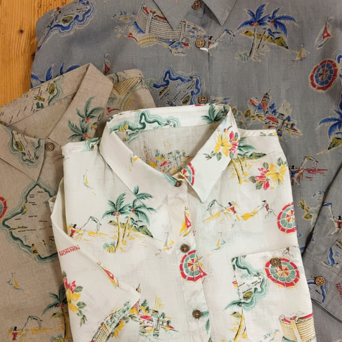 夏が待ち遠しいハワイリゾートプリント