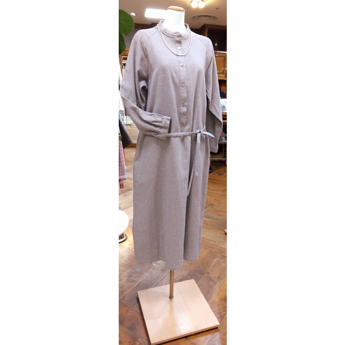 暖か起毛コットンワンピース