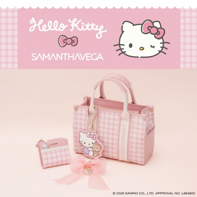 【サマンサベガからサンリオキャラクターズ「ハローキティ」コラボコレクションが登場♡】
